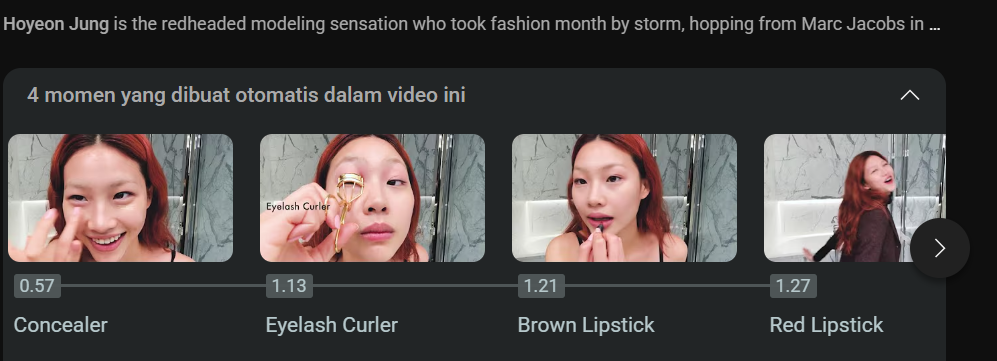 Kursus Digital Marketing Bali YouTube SEO Jung Hoyeon Squid Game Timestamp