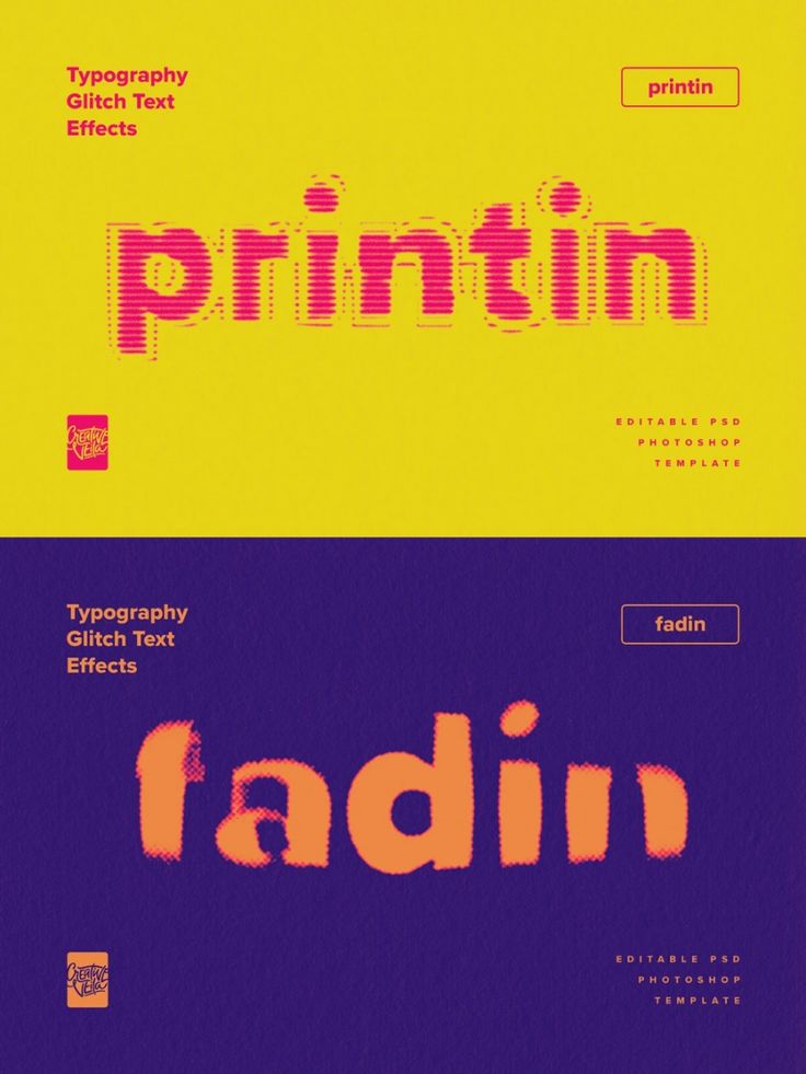 Typographic Experimental Glitch Text Kursus Social Media Specialist Bali Recademy