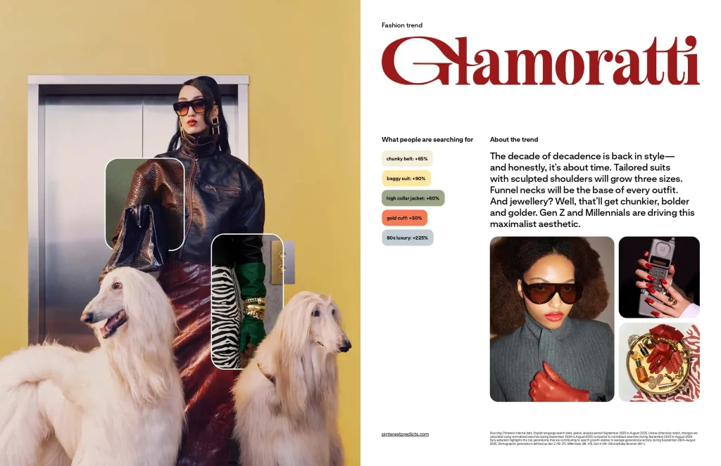Pinterest Trends 2026 Glamoratti Key Visual Graphic Design Brand Design Kursus Social Media Specialist Bali Digital Marketing Bali Recademy